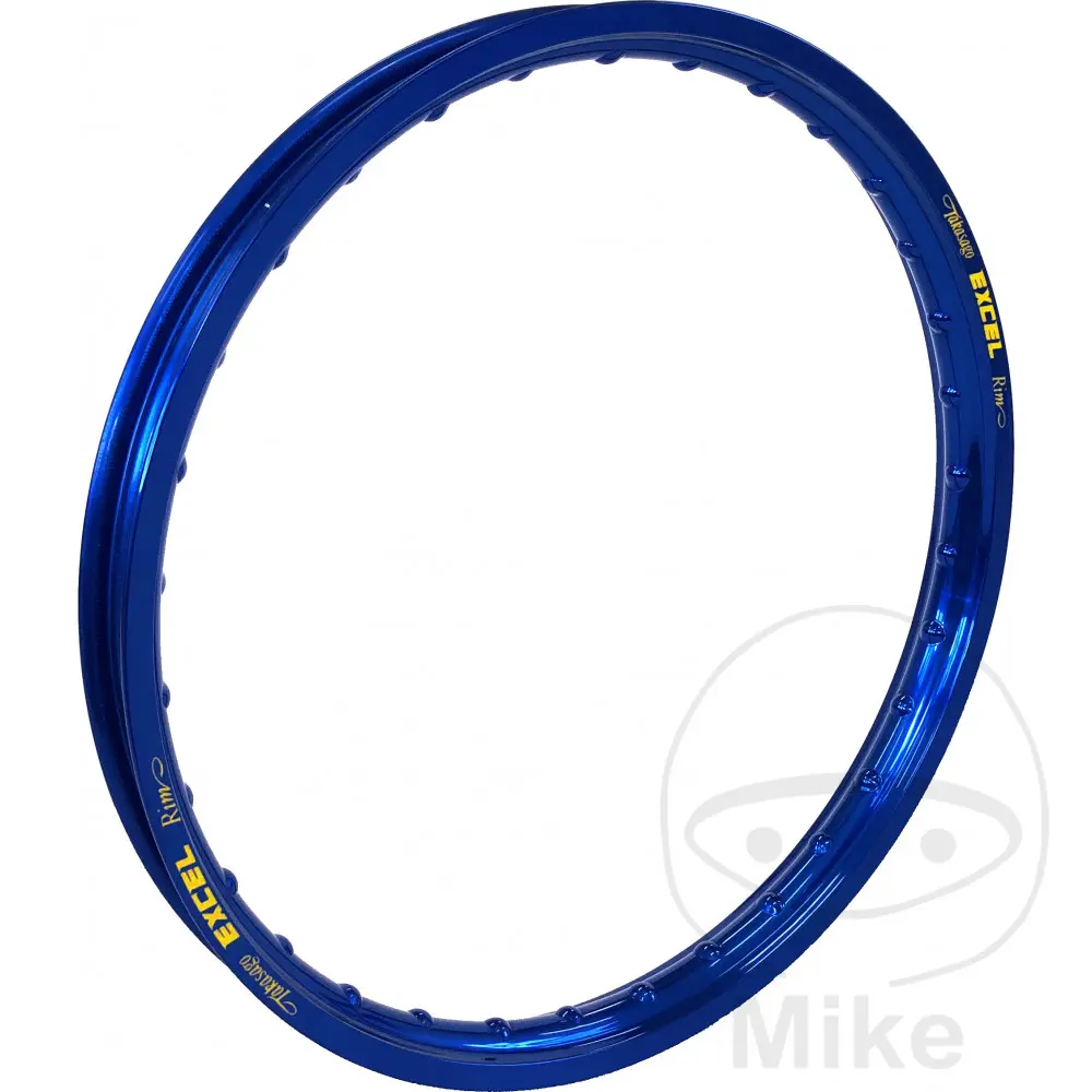 Excel ráfek hliníkový Excel 1.60 X 21 modrá 36 děr APRILIA RXV 450 07-08, RXV 550 07-08, BETA RR 50 ENDURO 08-17, RR 50 ENDURO FARBE ROT 12-14, RR 50