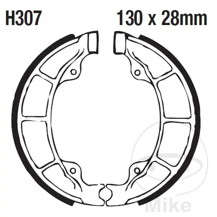 EBC brzdové BACK s Pružina EBC s drážkou ARCTIC CAT/TEXTRON Y-12 90 2T YOUTH 2WD 02-04, CAT/TEXTRON Y-12 90 4T YOUTH 2WD 04-05, CAT/TEXTRON Y-6 50 2T