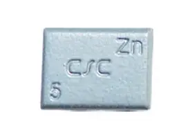 Závaží samolepící zinkové ZNC, šedý lak, různé hmotnosti, Varianta: ZNC 5 g. šedý lak. 1 ks