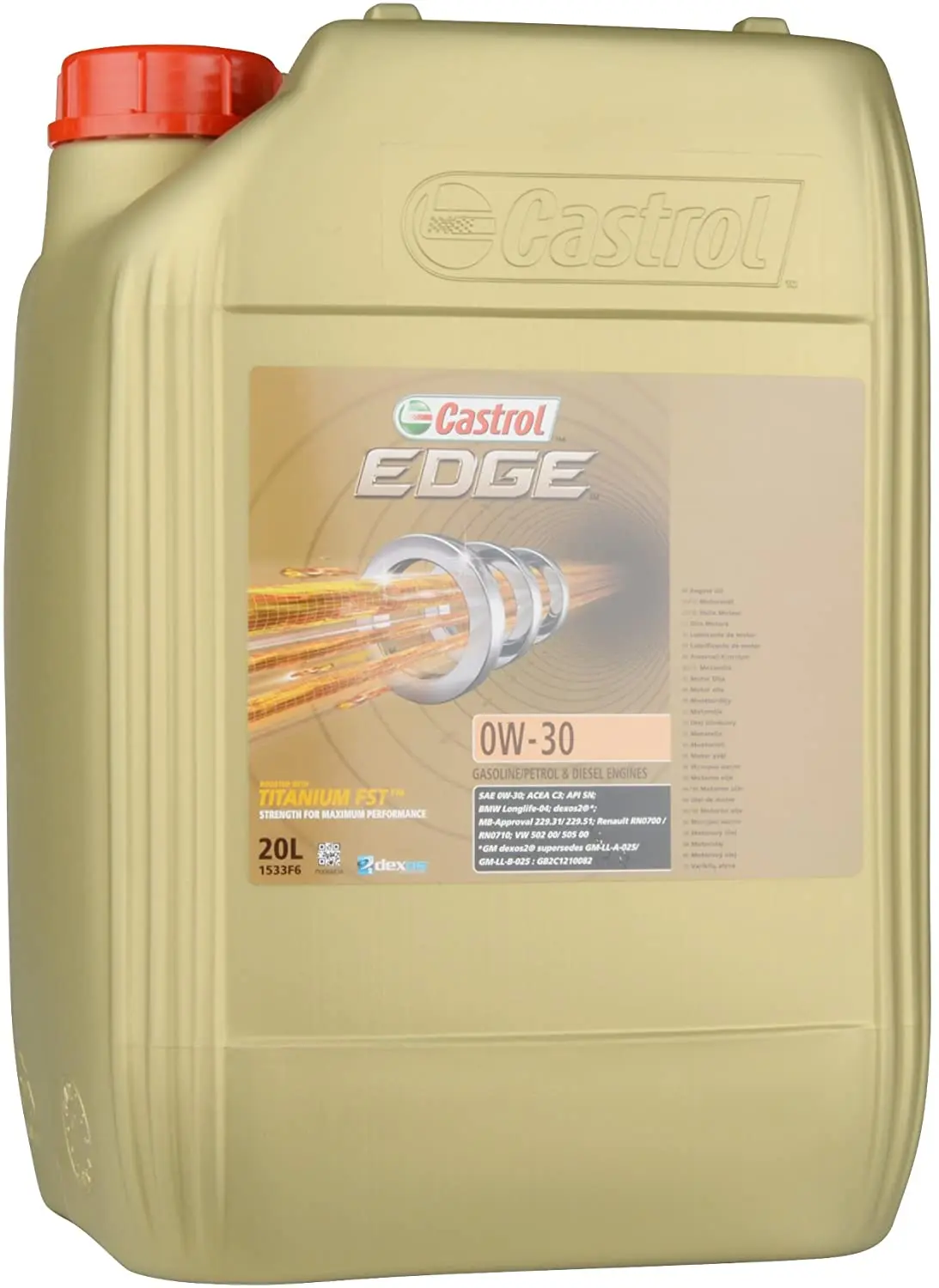 Motorový olej Castrol EDGE 0W-30, 20L