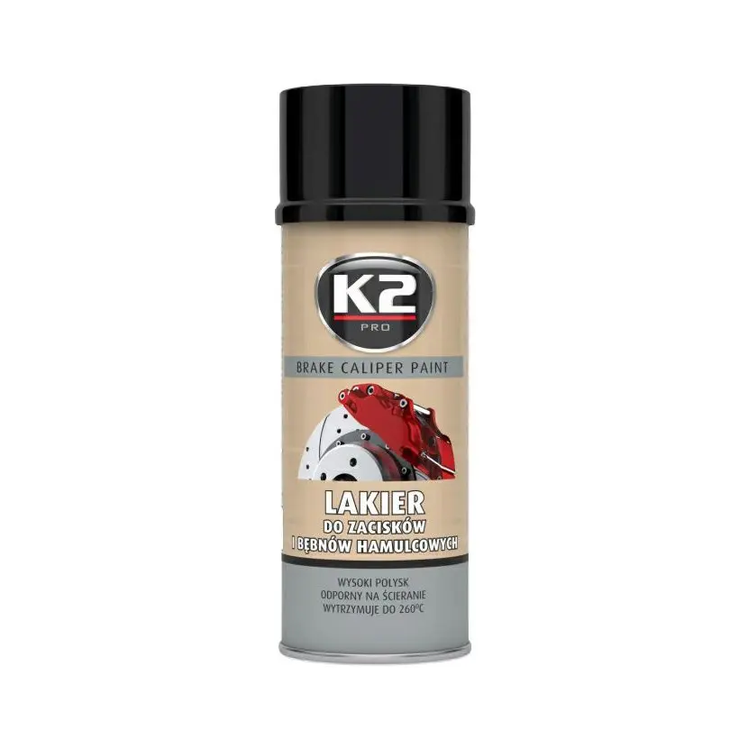 K2 BRAKE CALIPER PAINT Barva na brzdy, 400ml - černá