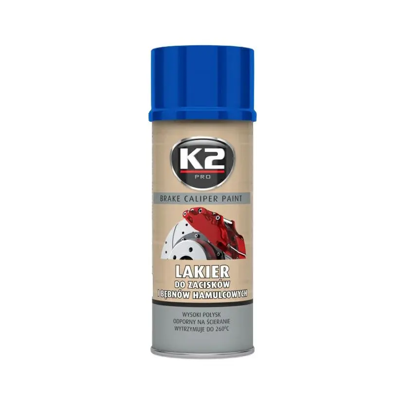 K2 BRAKE CALIPER PAINT Barva na brzdy, 400ml - modrá