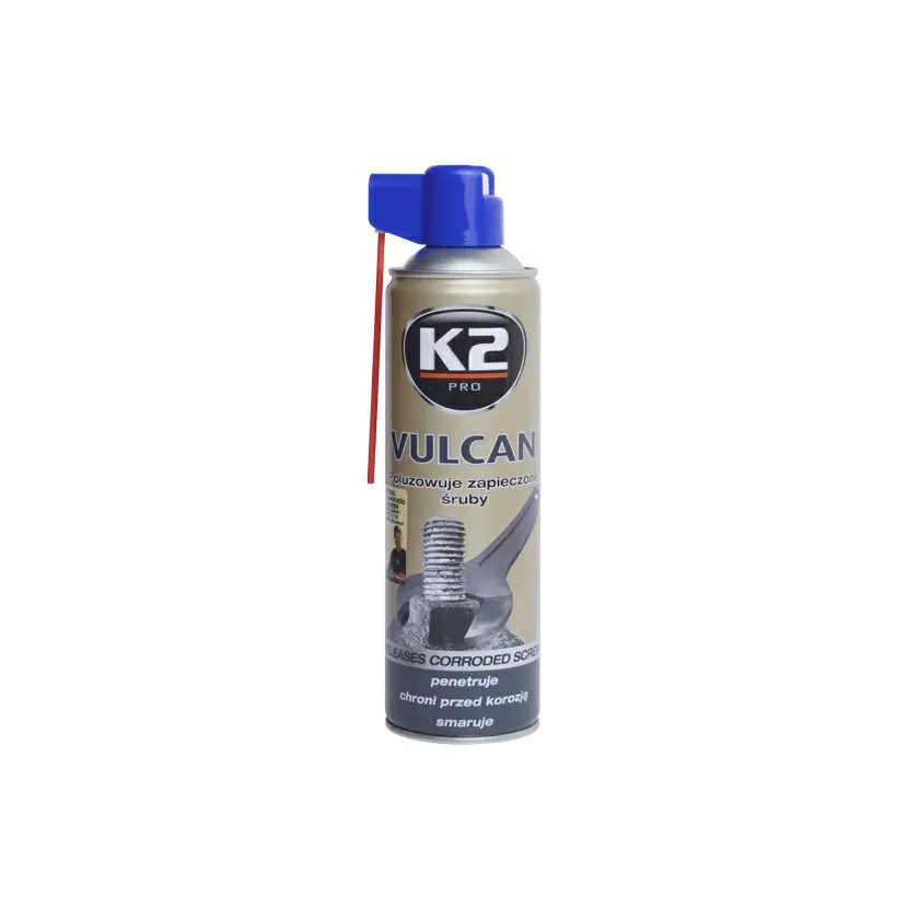 K2 W115 VULCAN 500 ml - přípravek na uvolňování zarezlých spojů