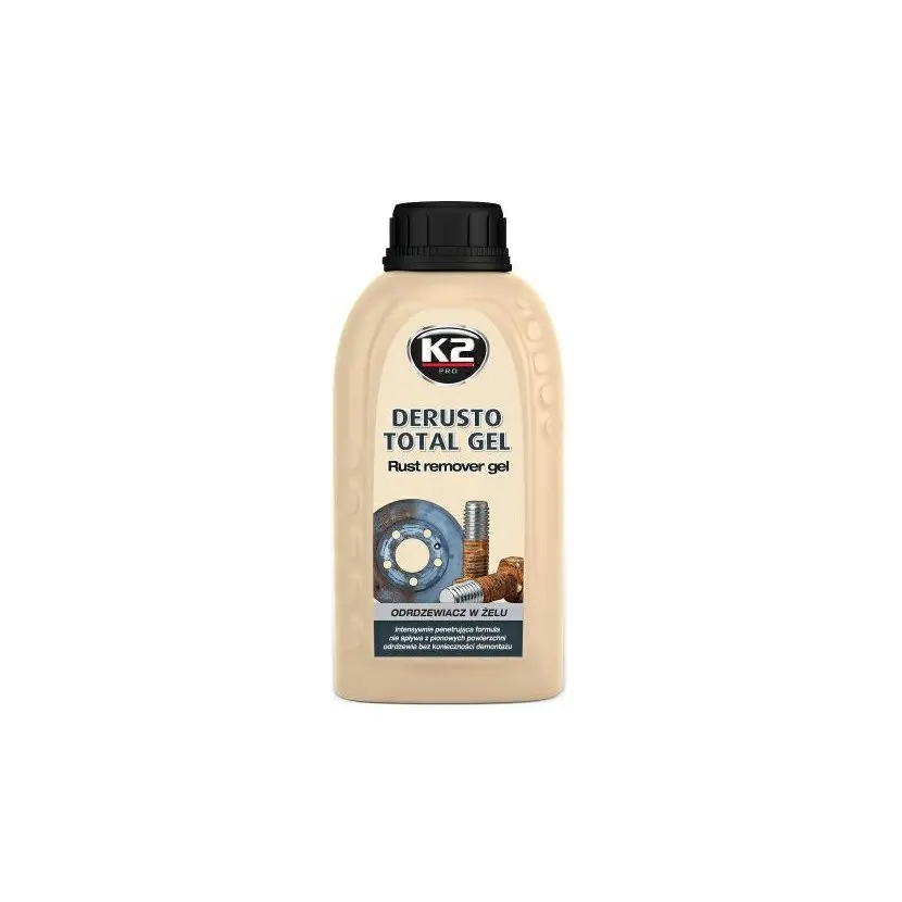 K2 DERUSTO TOTAL GEL 250 ml - odstraňovač rzi