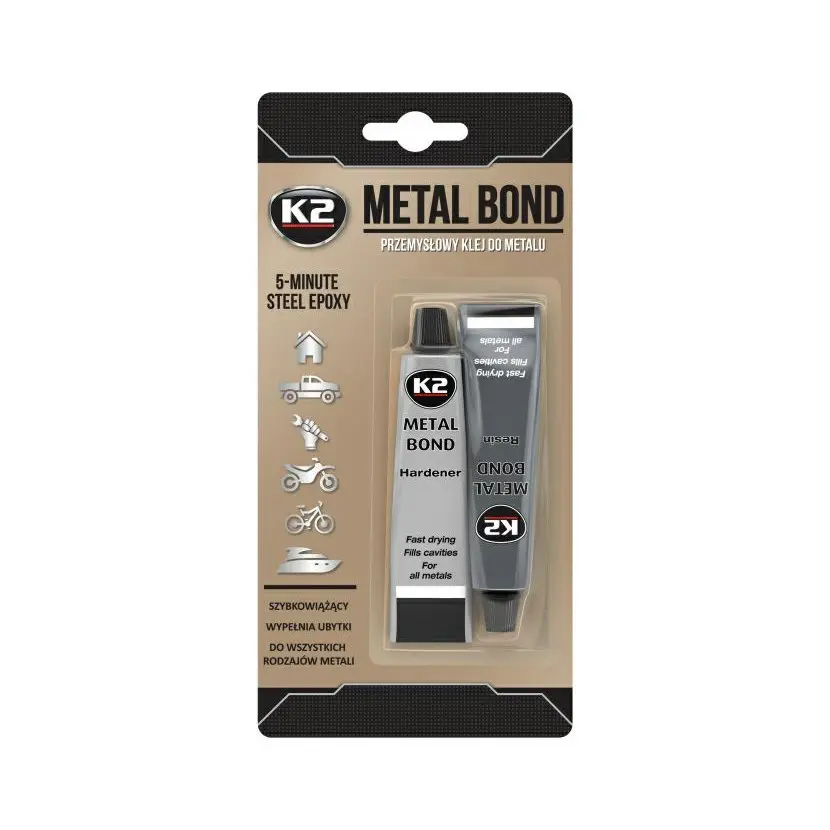 K2 METAL BOND 56,7 g - dvousložkové lepidlo na kovy