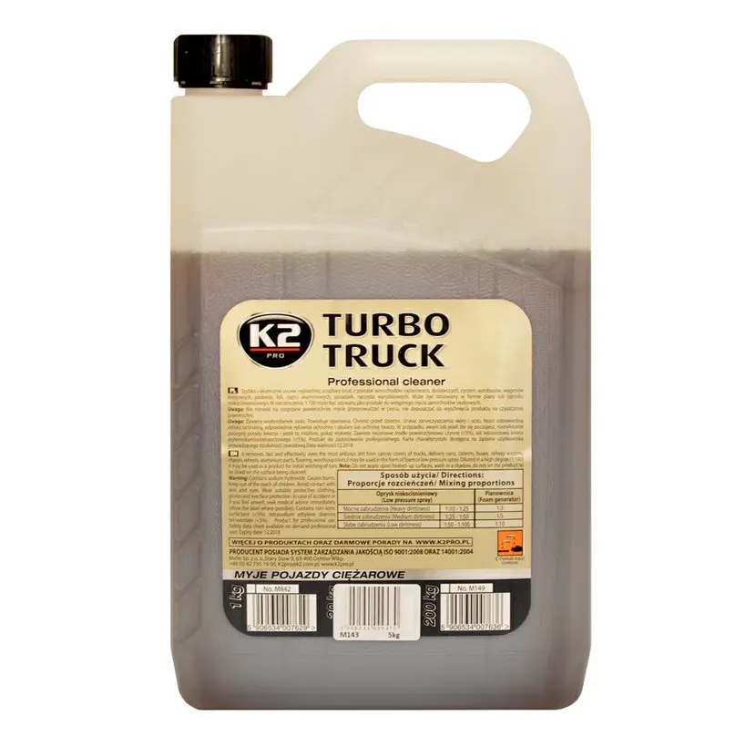 K2 TURBO TRUCK 5 kg - profesionální čistič na kamiony