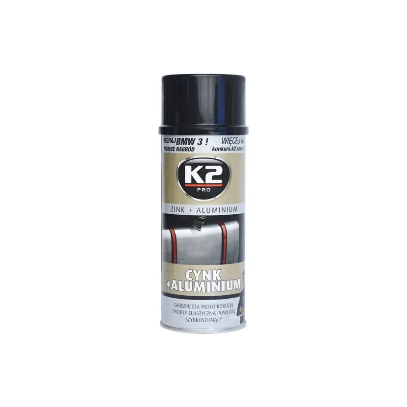 K2 ZINK + ALUMINIUM 400 ml - ochrana svařovaných a řezaných míst proti korozi