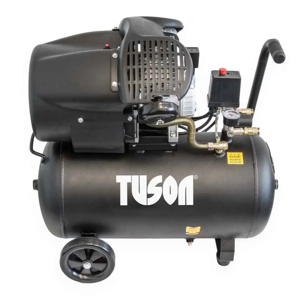 Olejový kompresor dvoupístový 2,2kW, 3,0HP, 50l - TUSON 130024