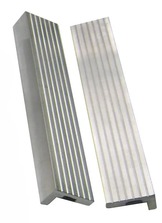 Vložky do čelistí dílenských svěráků hliníkové, různé rozměry - YORK, Délka: 125 mm