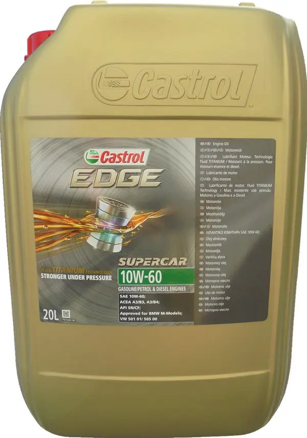 Motorový olej Castrol EDGE 10W-60, 20L