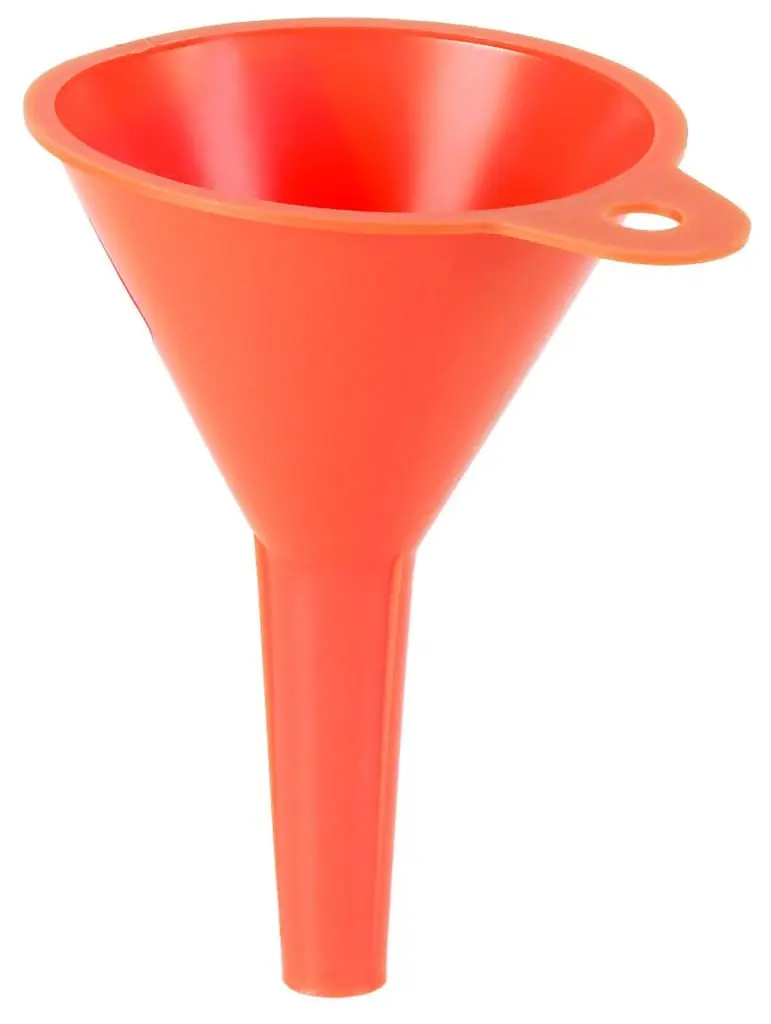 Nálevka - trychtýř bez sítka, průměr 100 mm, objem 0,25 litru, se závěsným očkem