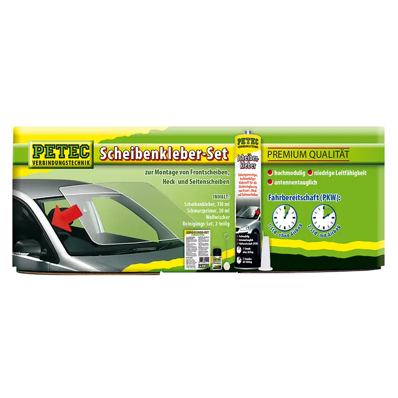 PETEC 83333 Sada pro lepení skel do karosérií 2801000083333