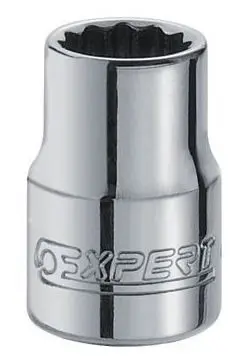 Hlavice 3/8" 12-hranné metrické (různé velikosti) Tona Expert, Velikost: 22 mm