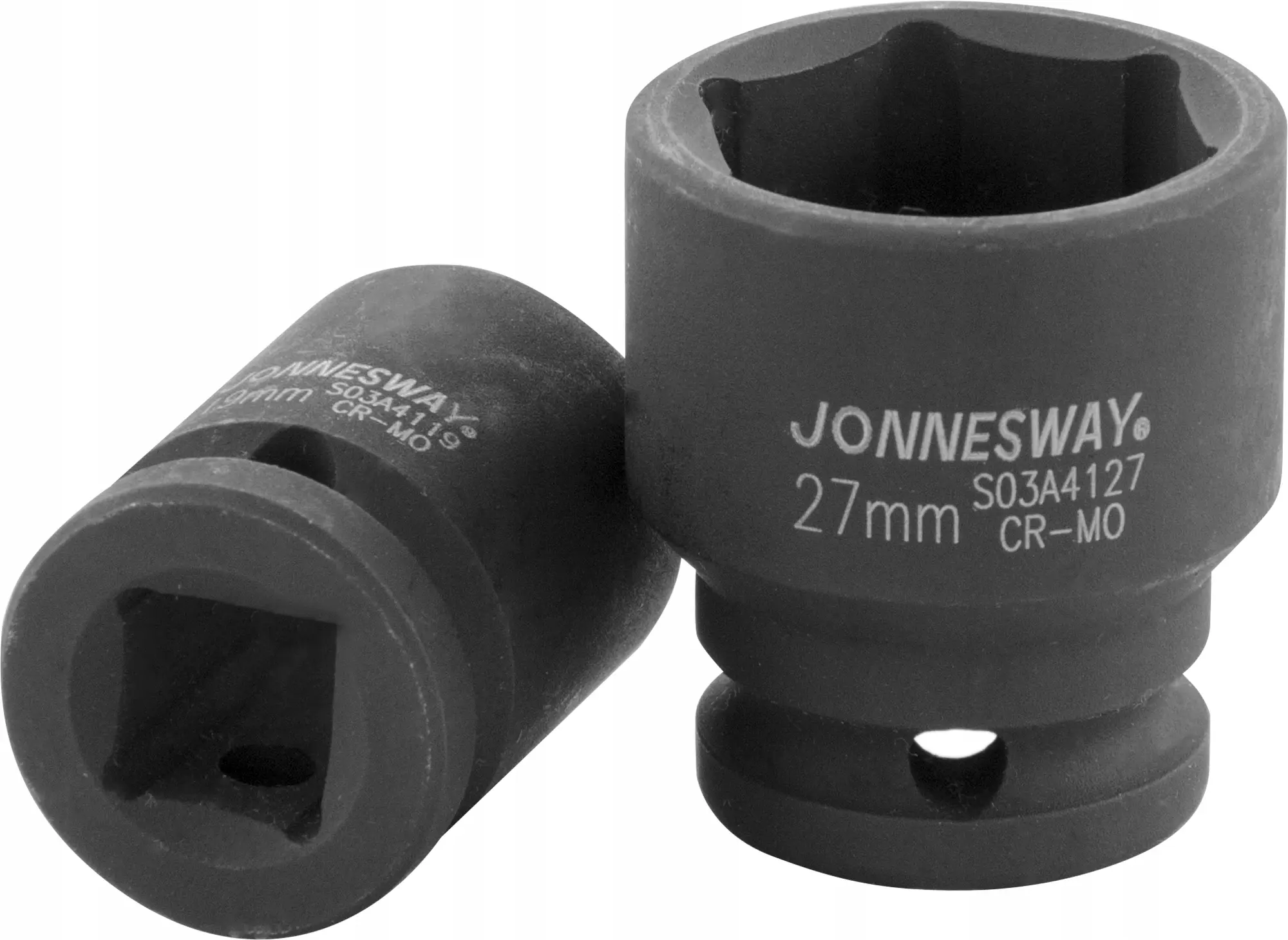 Nástrčné hlavice úderové, 1/2", 6-hranné, velikosti 8-36 mm - JONNESWAY, Velikost: 18 mm