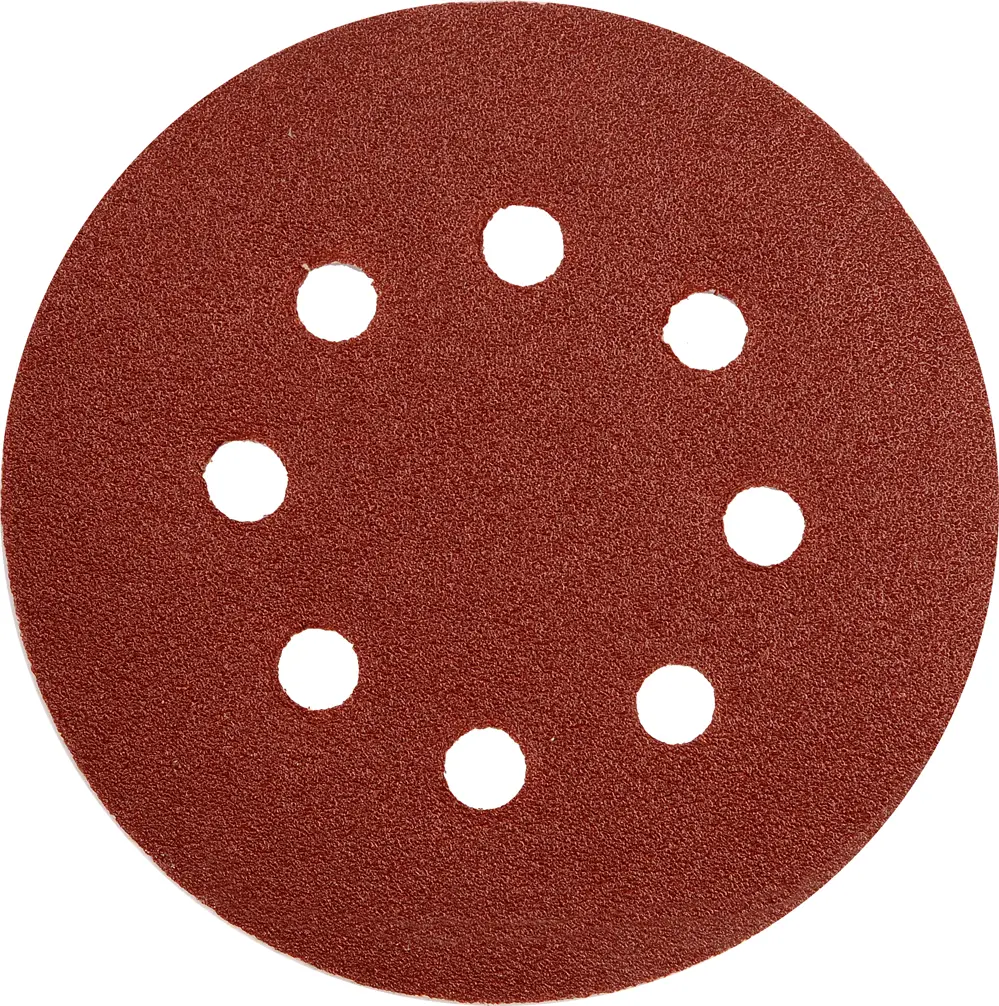 Yato Brusný papír 125 mm P120 s otvory 5 ks suchý zip, YT-83455