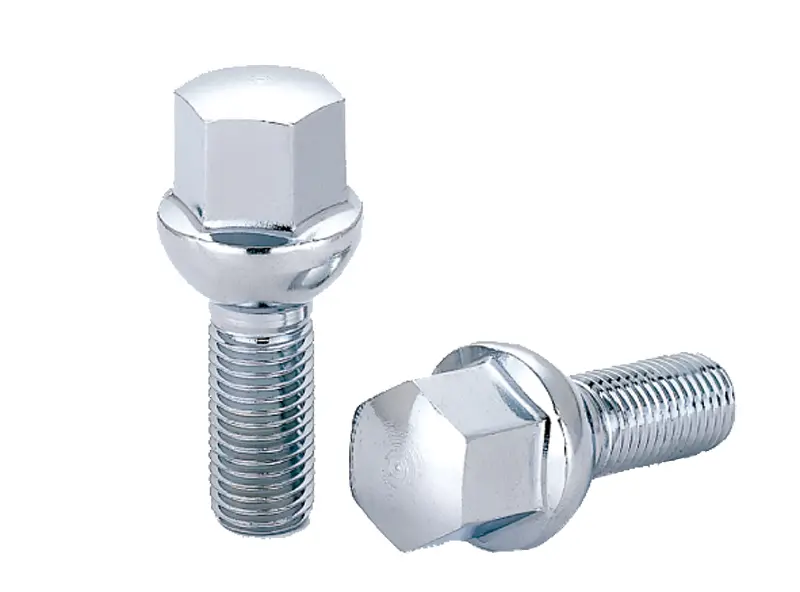 Diskové šrouby - koule, různé rozměry, leštěné a chromované - Ferdus, Varianta: M12x1.5. koule R13. délka závitu 28 mm. šestihran 17 mm