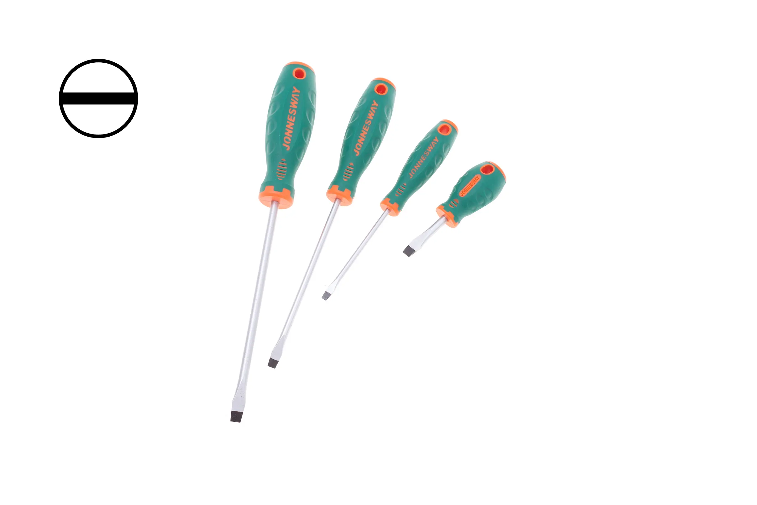 Ploché šroubováky, různé rozměry a délky - JONNESWAY, Varianta: rozměr 6.5 mm. délka dříku 150 mm