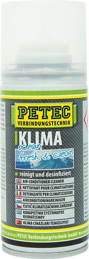 PETEC Čistič klimatizace a odstraňovač zápachu, sprej 150ml - Ocean