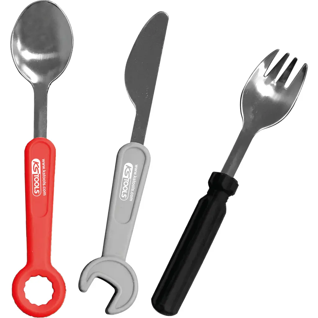KS TOOLS Sada dětských příborů 3ks 100212