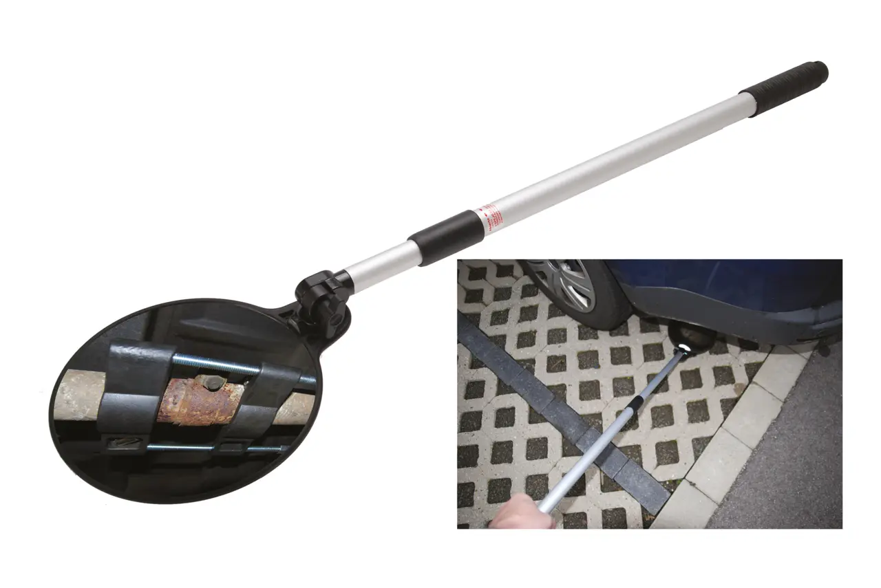 Zrcátko inspekční teleskopické (velké) 660-1090mm - BGS 3176