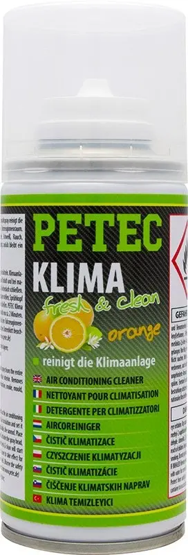 PETEC Čistič klimatizace a odstraňovač zápachu, sprej 75ml - Pomeranč