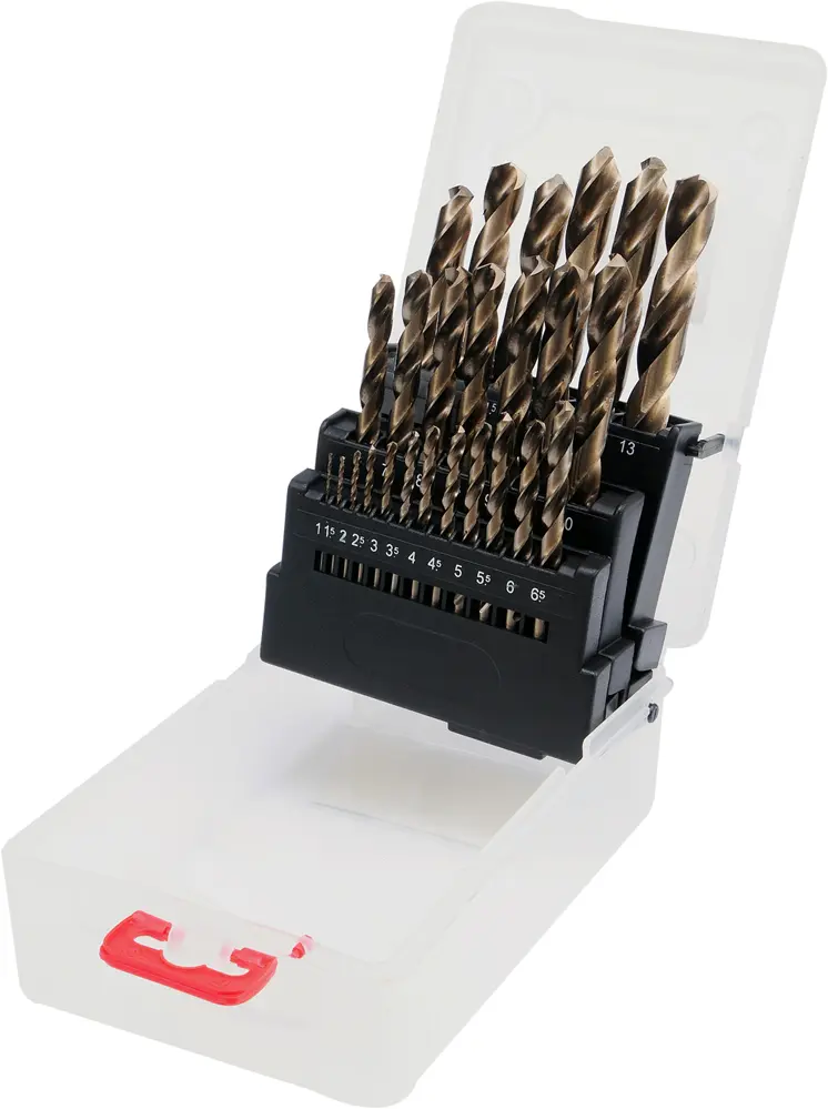 Sada vrtáků do kovu CO-HSS 25 kusů 1-13 mm YATO YT-41605