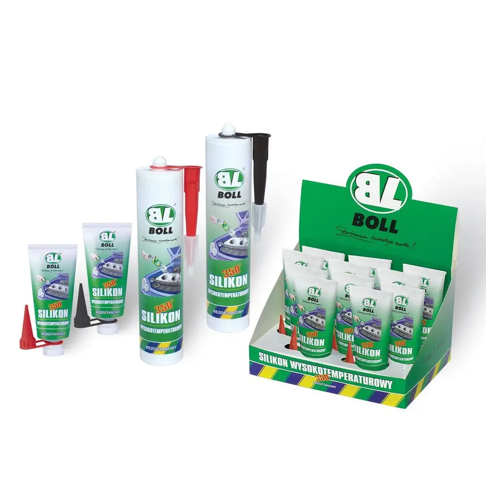 BOLL 0070106 Vysokoteplotní silikon 80ml, červený