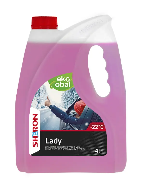 Sheron Zimní kapalina do ostřikovačů Lady -22°C 4 l