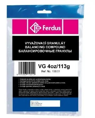 Vyvažovací granulát (prášek) VG (různé velikosti) - Ferdus, Hmotnost: 170 g