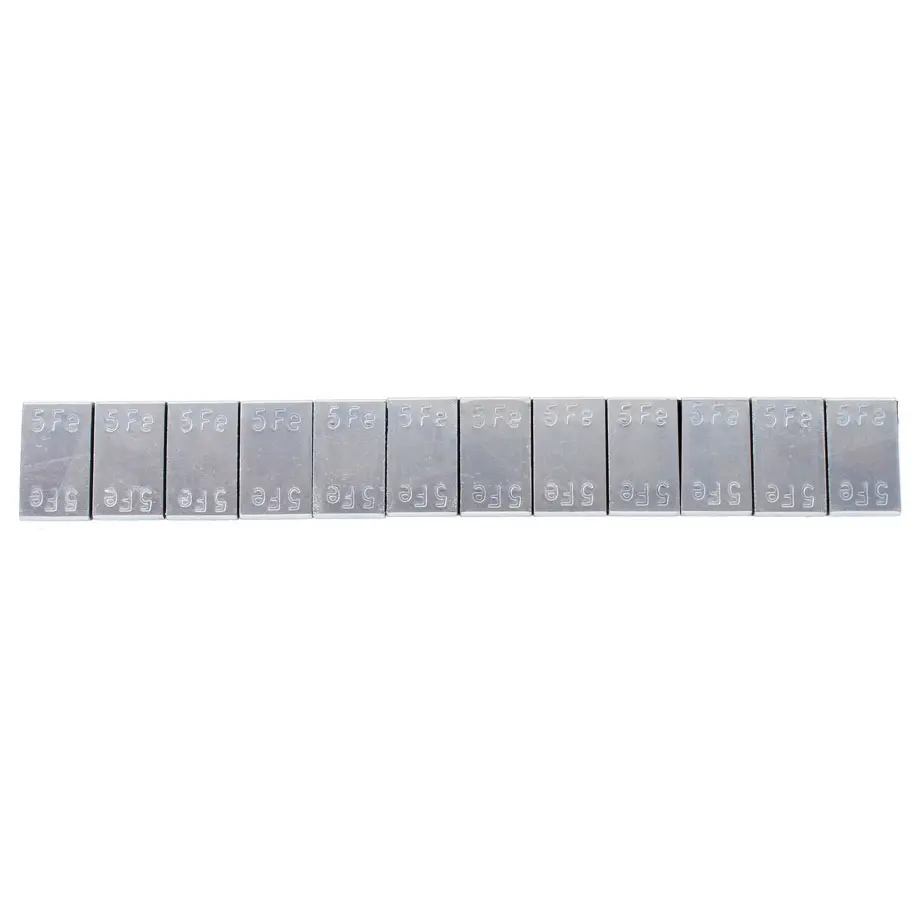 Samolepící závaží 12x5g, pásek 60g, Zn, Počet kusů: 100