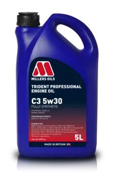 Motorový olej Millers Oils Trident Professional C3 5W-30, 5L