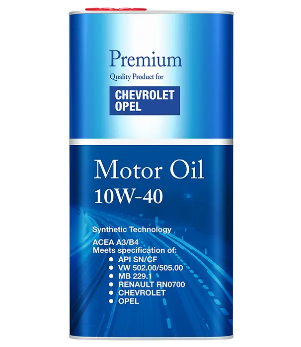 Motorový olej Fanfaro Opel Chevrolet 10W-40, 5L - plech