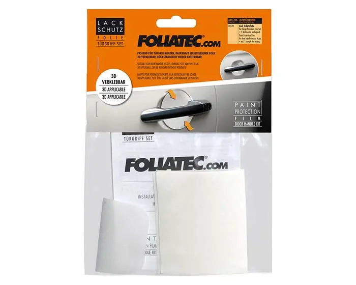 Foliatec Ochranná folie madla dveří (sada 4ks + 1ks testovací)