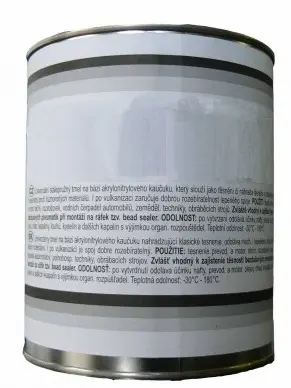 Utěsňovač patek - butylový roztok 1 kg plechovka