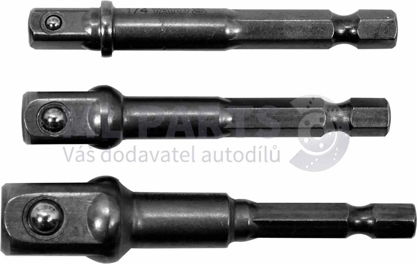 Sada HEX adaptérů 1/4", 3/8", 1/2" YATO YT-04685