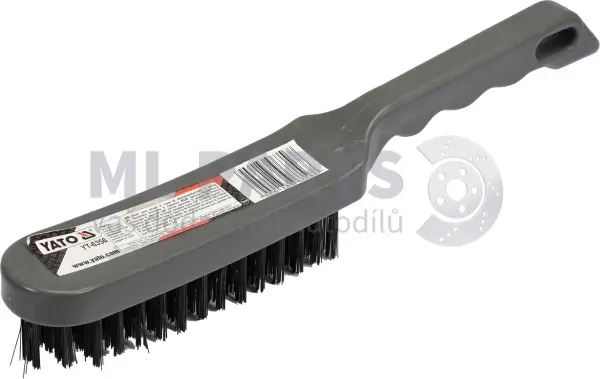 Yato Kartáč drátěný ruční 6 řad plast, YT-6356