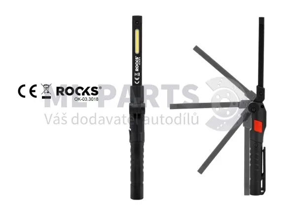 Skládací lampa ROOKS COB SUPER SLIM 100lm