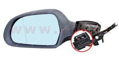 Vnější zpětné zrcátko VAN WEZEL 0334807