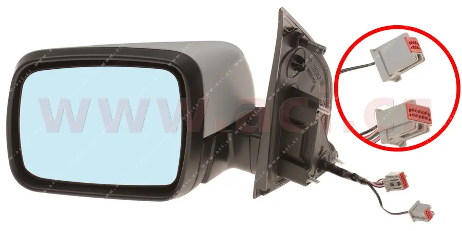 Vnější zpětné zrcátko VAN WEZEL 0252817