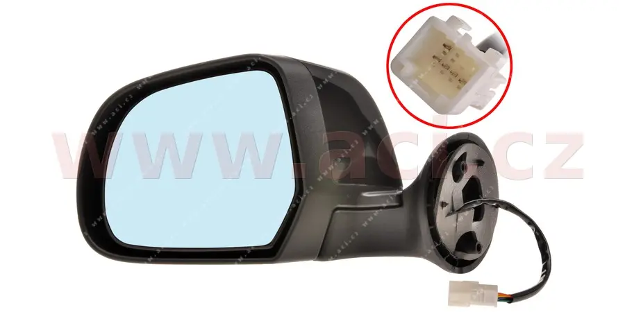 Vnější zpětné zrcátko VAN WEZEL 1555807