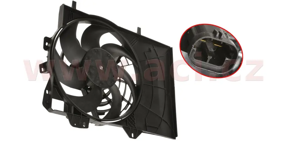 Větrák, chlazení motoru VAN WEZEL 4029748