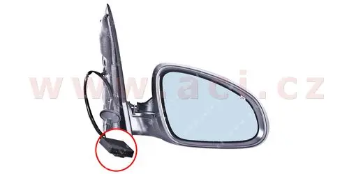 Vnější zpětné zrcátko VAN WEZEL 3749808