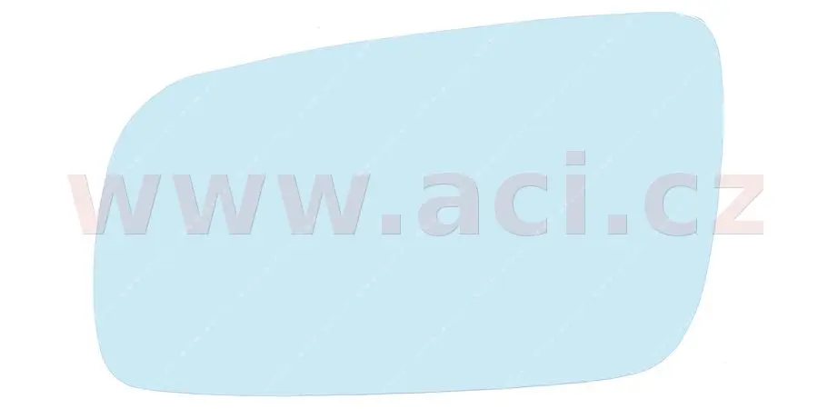 Sklo do zrcátka, vnější zrcátko VAN WEZEL 5836835