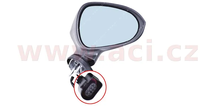 Vnější zpětné zrcátko VAN WEZEL 4940818