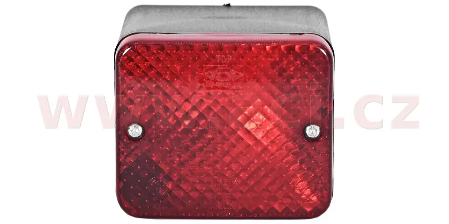 zadní mlhovka čtverec 85x75 mm (montáž na 2 šrouby)