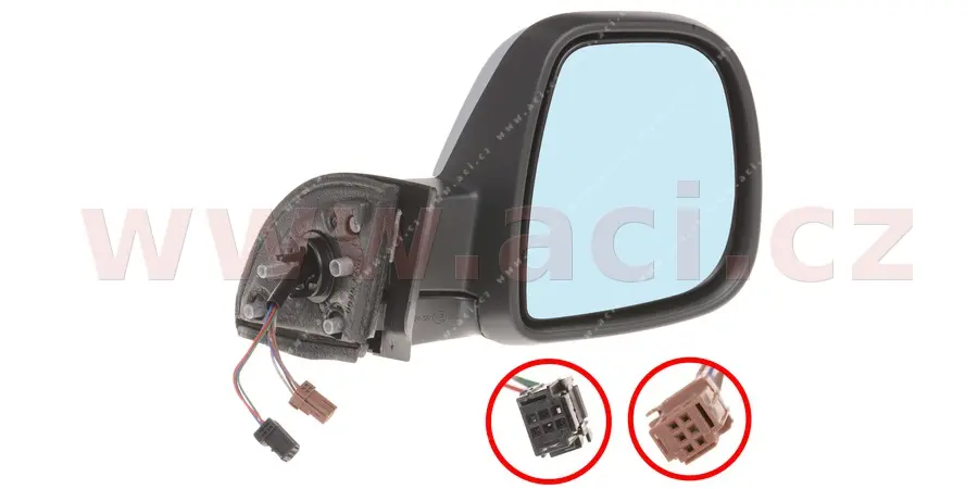 Vnější zpětné zrcátko VAN WEZEL 0906828