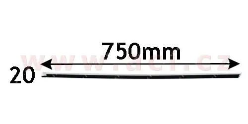 Ozdobná / ochranná lišta, dveře VAN WEZEL 5839405