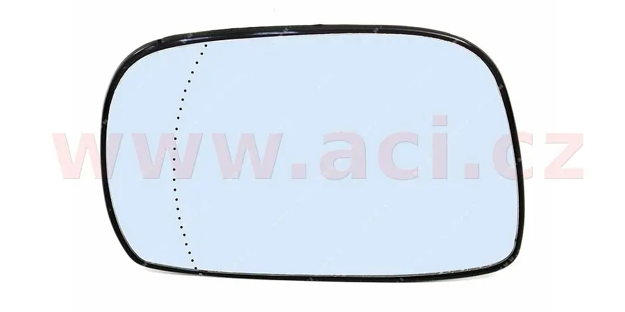 Sklo do zrcátka, vnější zrcátko VAN WEZEL 3701833