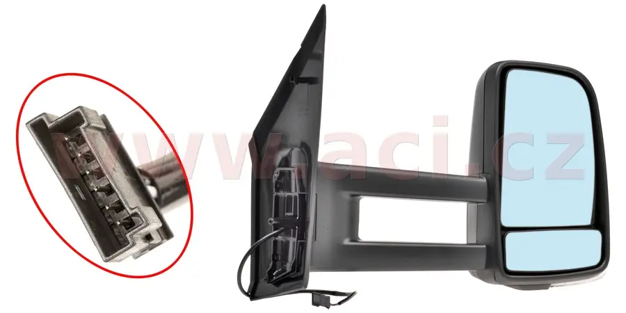 Vnější zpětné zrcátko VAN WEZEL 3083826