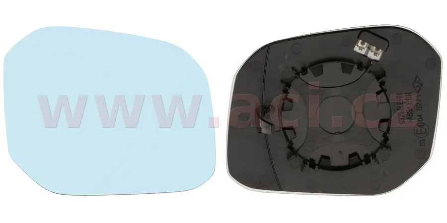 Sklo do zrcátka, vnější zrcátko VAN WEZEL 5854838